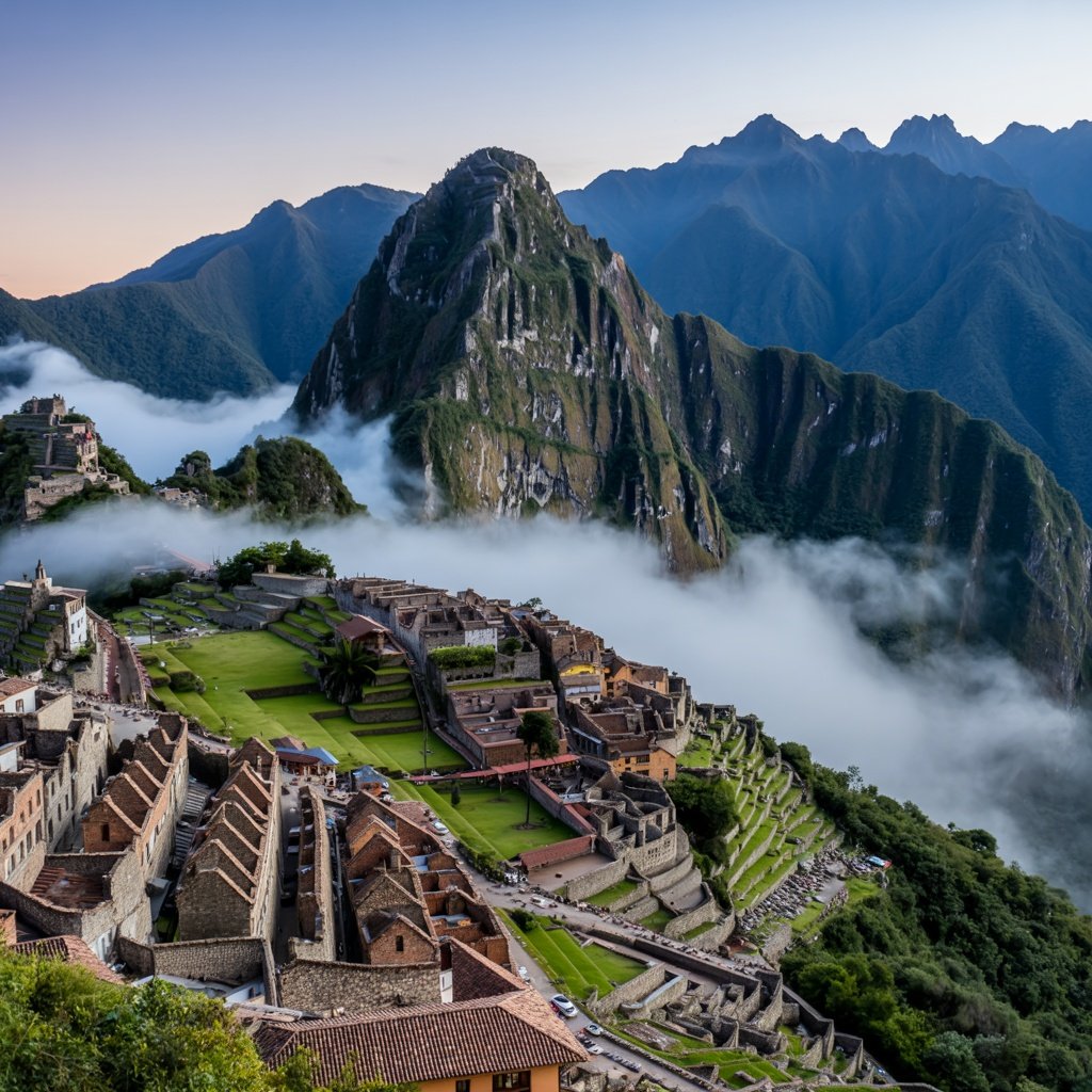 Aguas Calientes gateway town to Machu Picchu