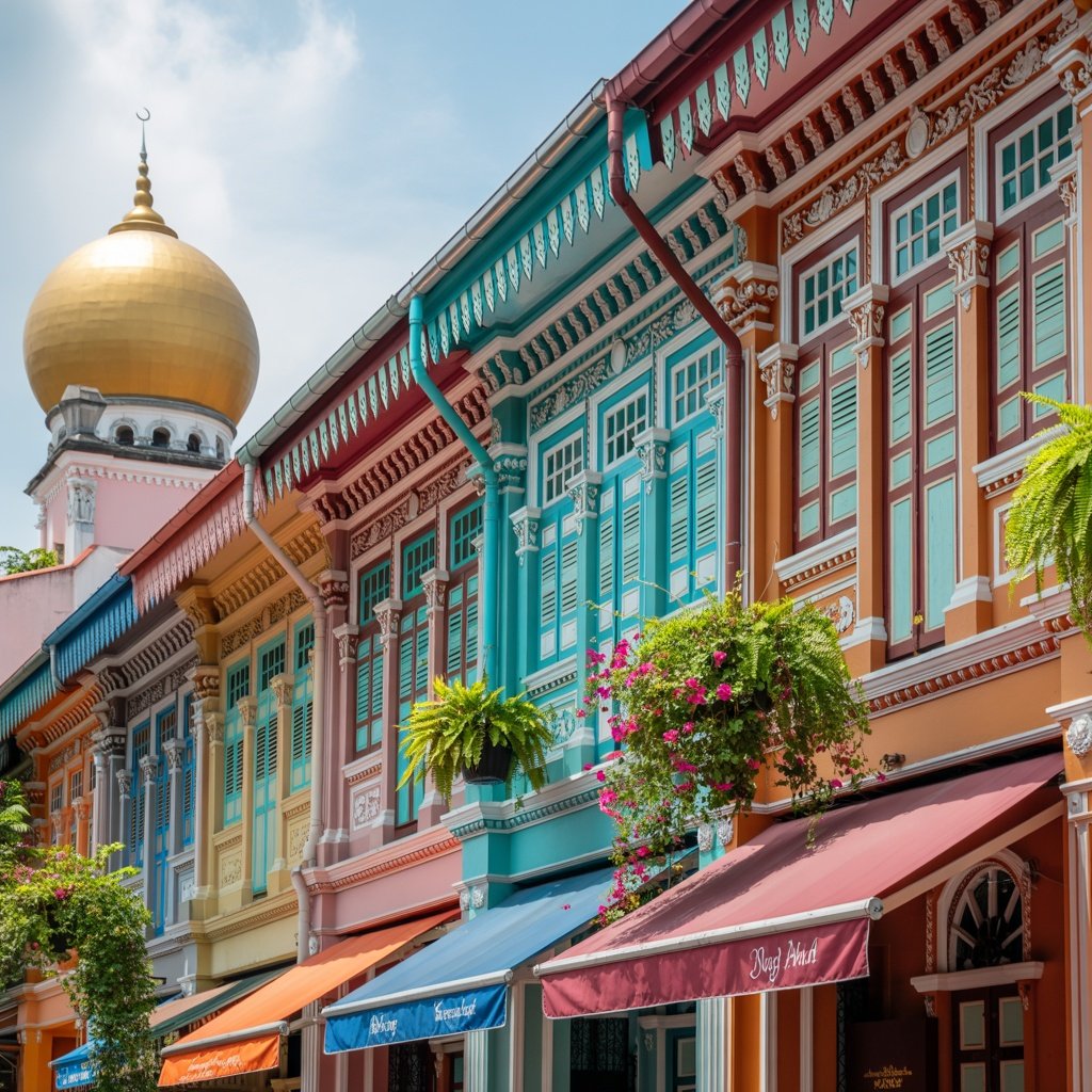 Arab Street and Haji Lane Singapore heritage district