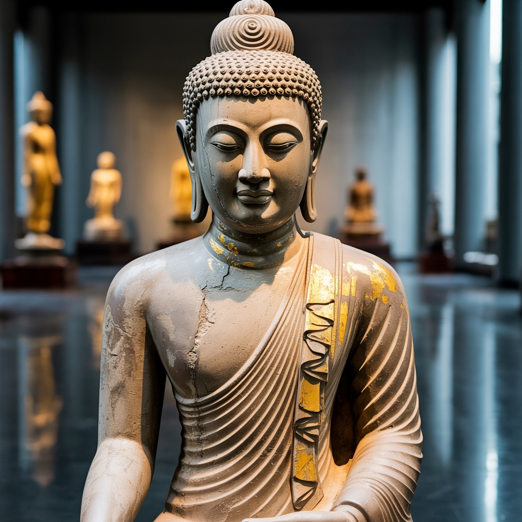 Asian Civilisations Museum Singapore with ancient artifacts