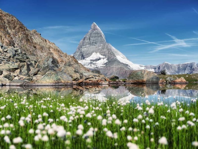 Swiss Alps mountain scenery